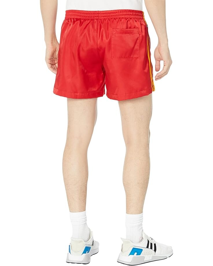 

Шорты Adidas 3-Stripes Woven Shorts, цвет Team Power Red/Team Power Red/Team Collegiate Gold