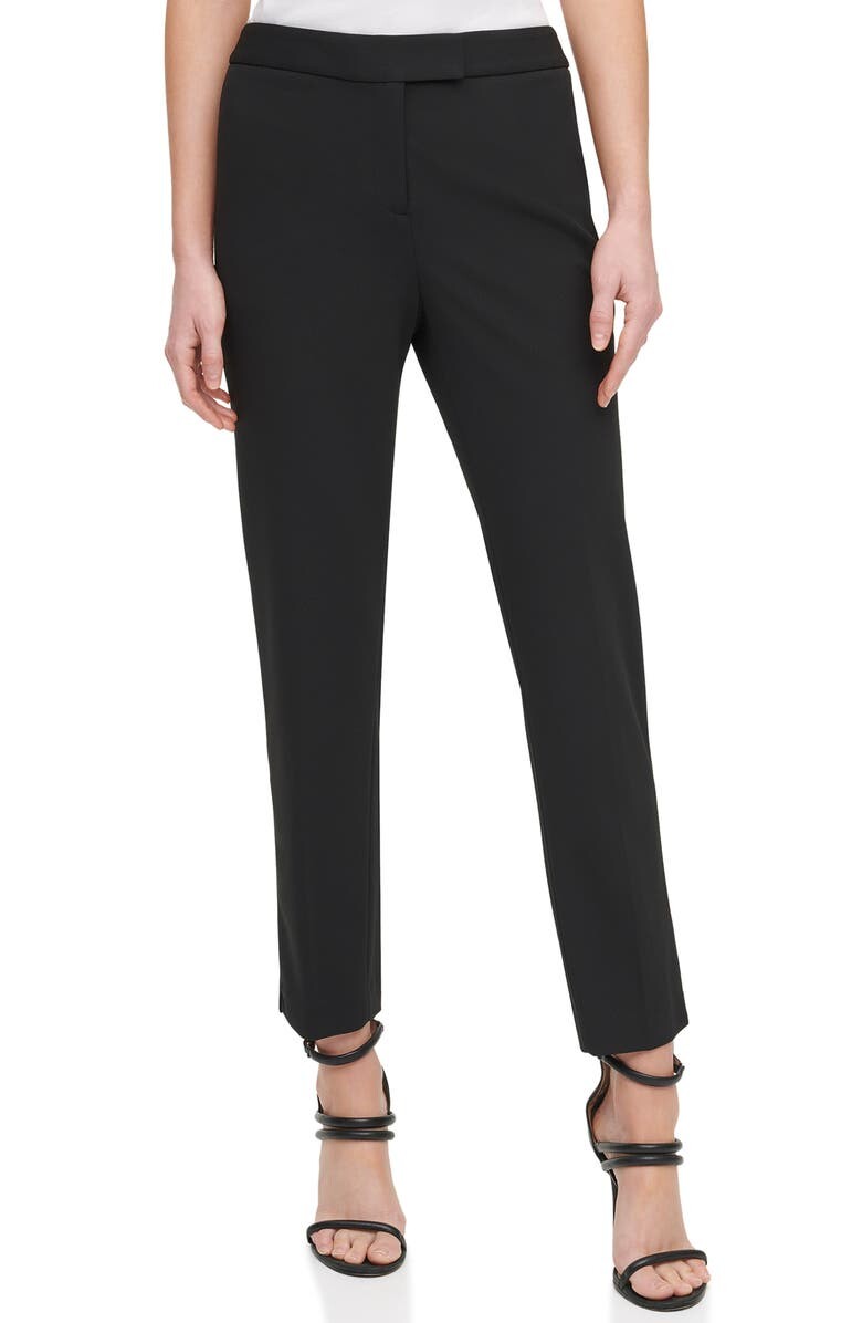

Брюки Foundation Slim Leg Career DKNY, черный
