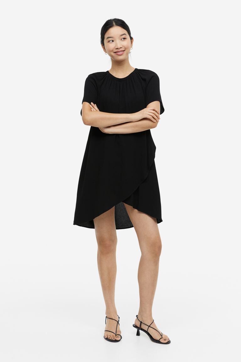 

Платье для кормящих мам из крепа МАМА H&M