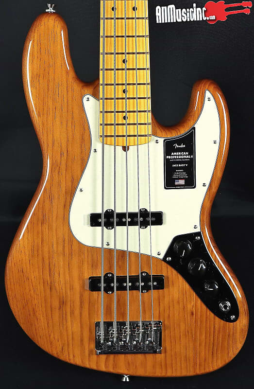 

Басс гитара Fender American Professional II Jazz V Roasted Pine Natural Electric Bass Guitar