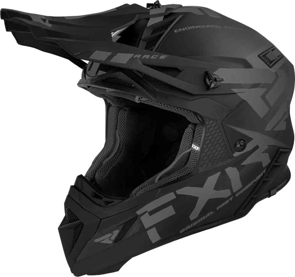 Helium Prime Шлем для мотокросса FXR, черный шлем fxr blade throttle размер xs чёрный