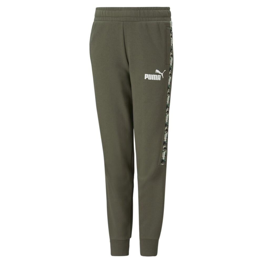 

Брюки Puma Ess Tape Camo, зеленый