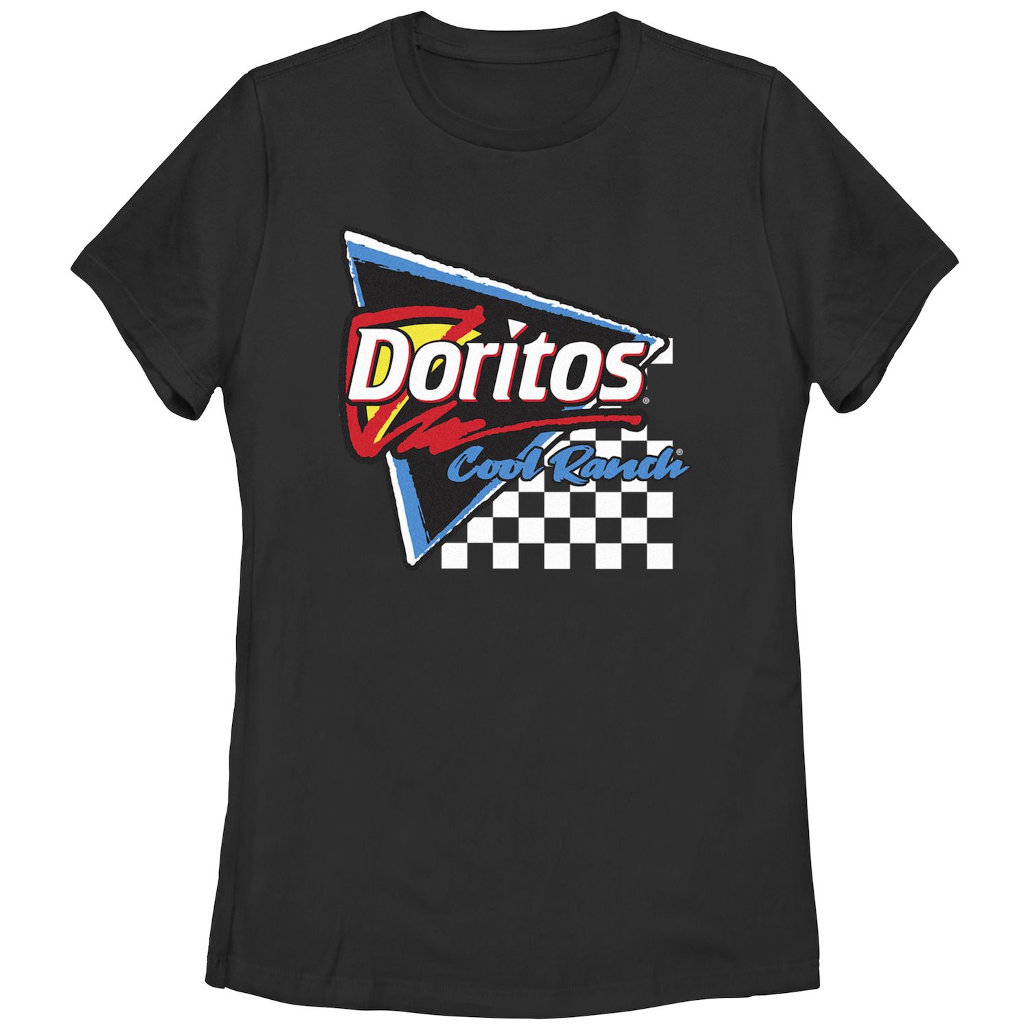 Детская футболка Doritos Cool Ranch Racing с треугольным рисунком и флагом Doritos детская футболка больших размеров doritos sunset в стиле 80 х с v образным вырезом и графикой doritos