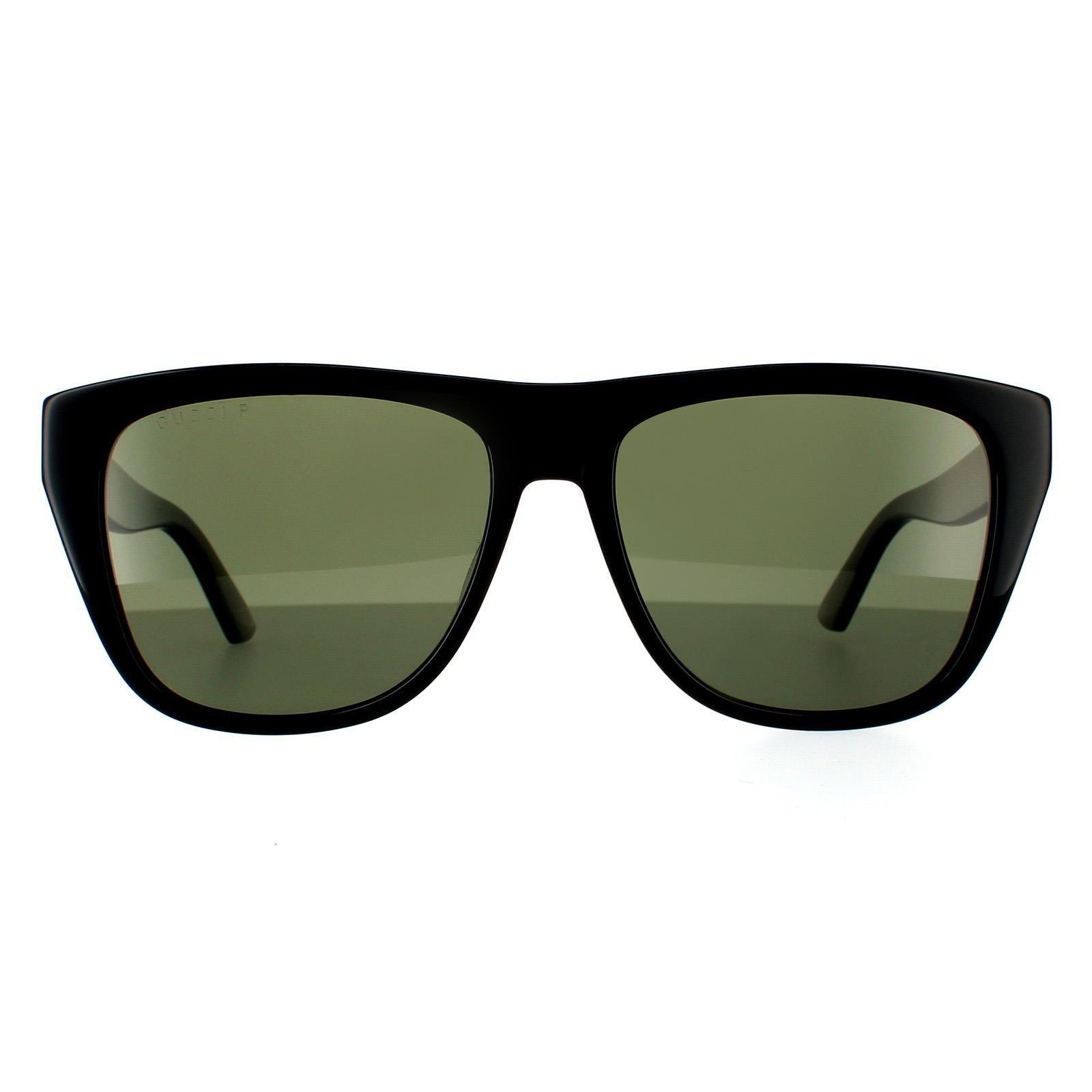 Солнцезащитные очки GG0926S 005 Черные Зеленые Поляризованные Gucci, черный
