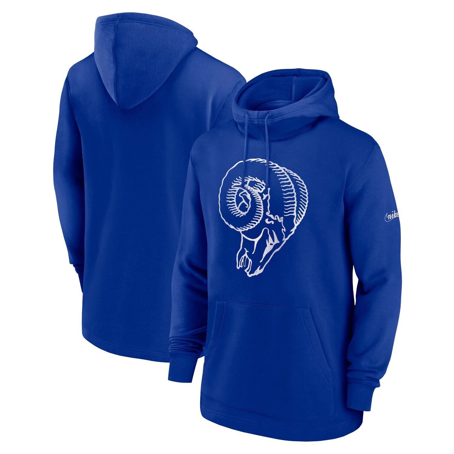 

Мужской классический пуловер с капюшоном Royal Los Angeles Rams Nike