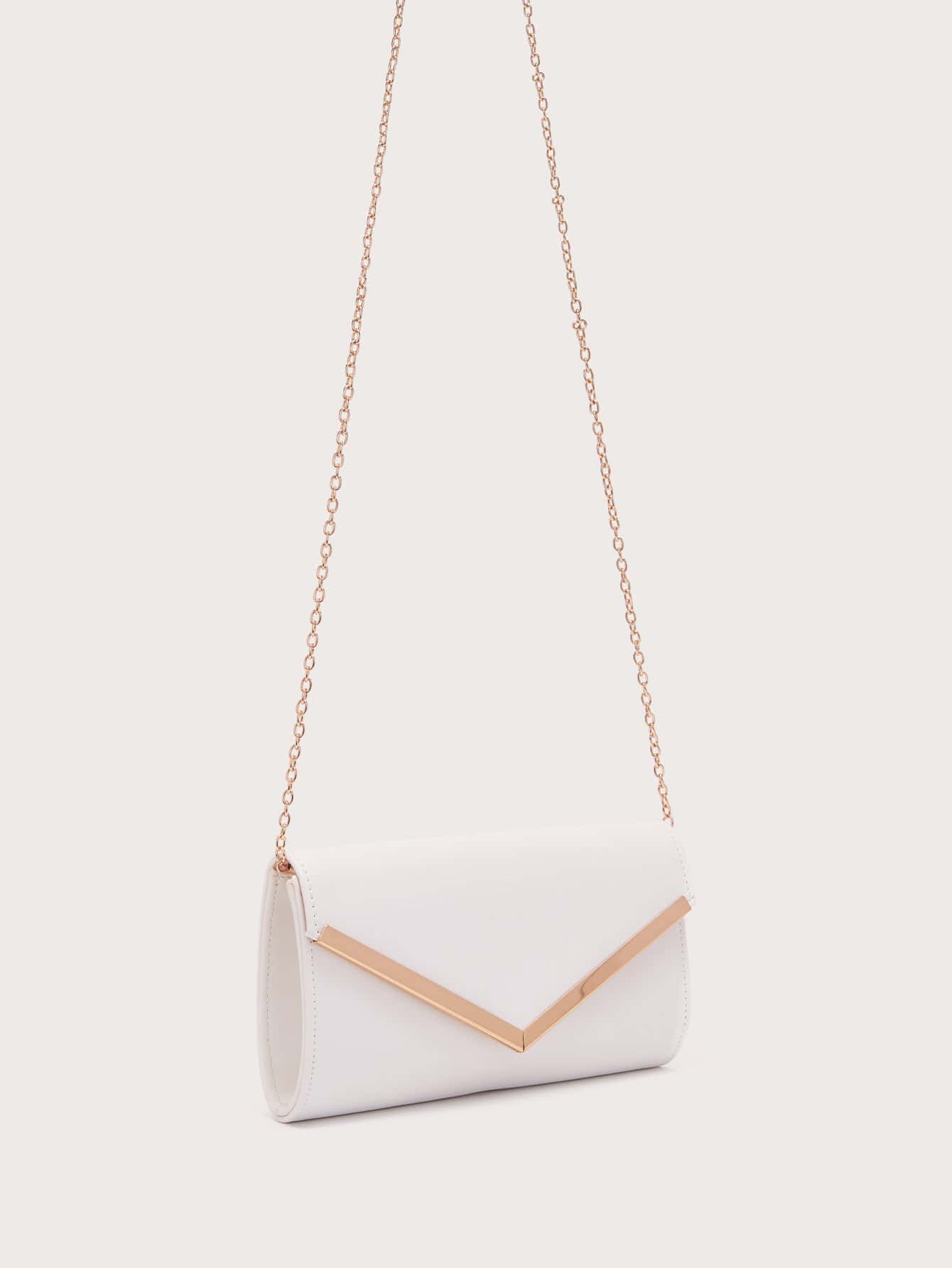 Блестящая, роскошная, блестящая вечерняя сумка, сумочка для ужина, белый