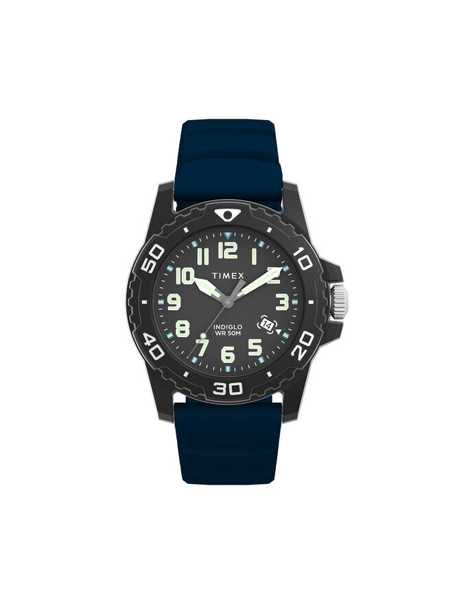 

Часы Main Street TW5M61100 Timex, черный/темно-синий