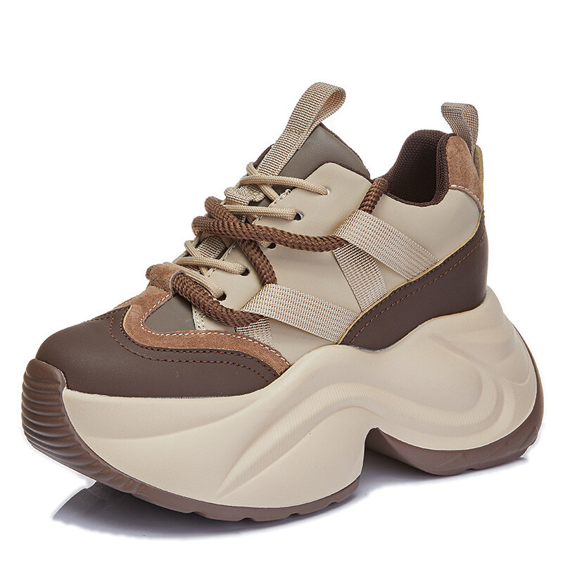 

Кроссовки женские толстые низкие Nrdrofficial, цвет Brown velvet