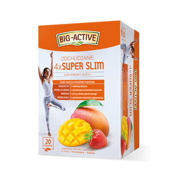 

Big-Active, Superslim для похудения, пищевая добавка, 20 пакетиков по 2 г, 40 г Inne
