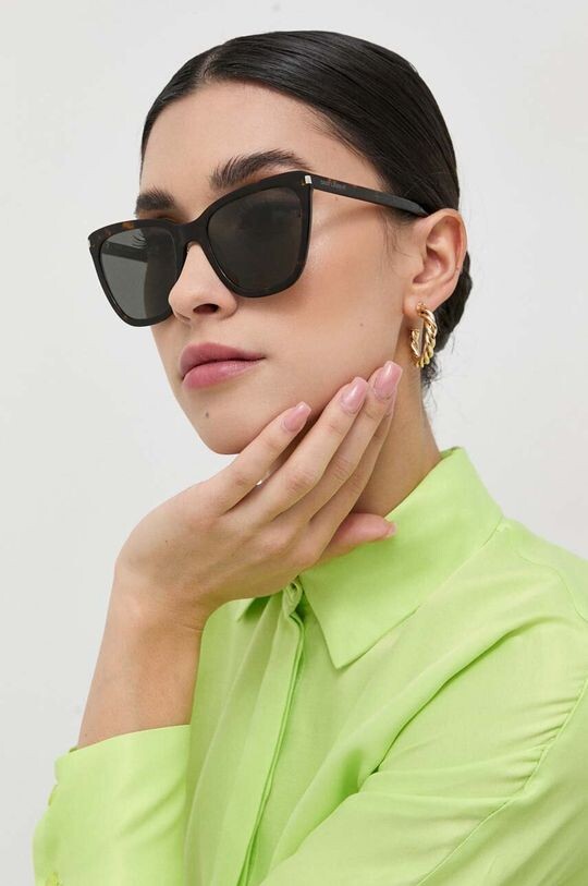 

Очки Сен-Лоран Saint Laurent, коричневый