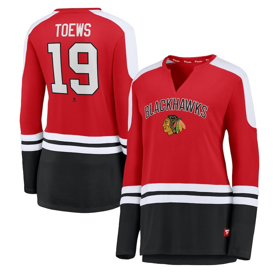 

Футболка с длинным рукавом Fanatics Branded Chicago Blackhawks, красный