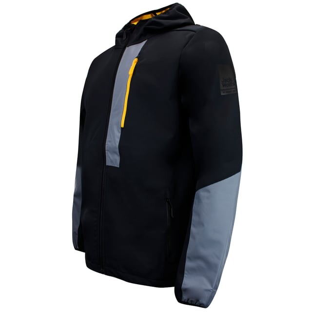 

365 Racer мужская черная куртка Jack Wolfskin, черный