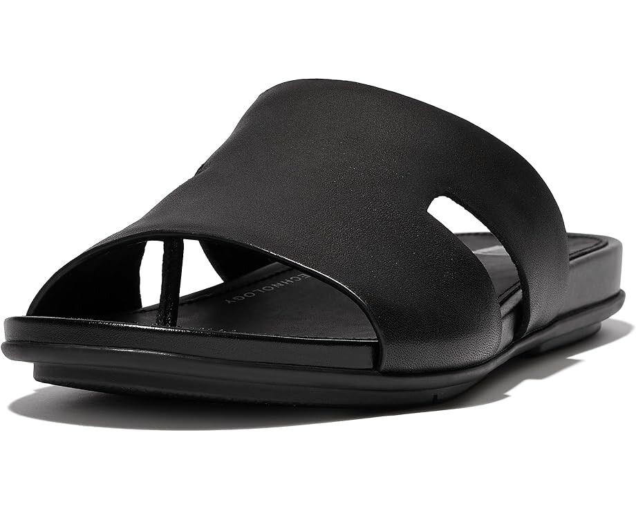 

Сандалии FitFlop Gracie Leather H-Bar Slides, цвет All Black