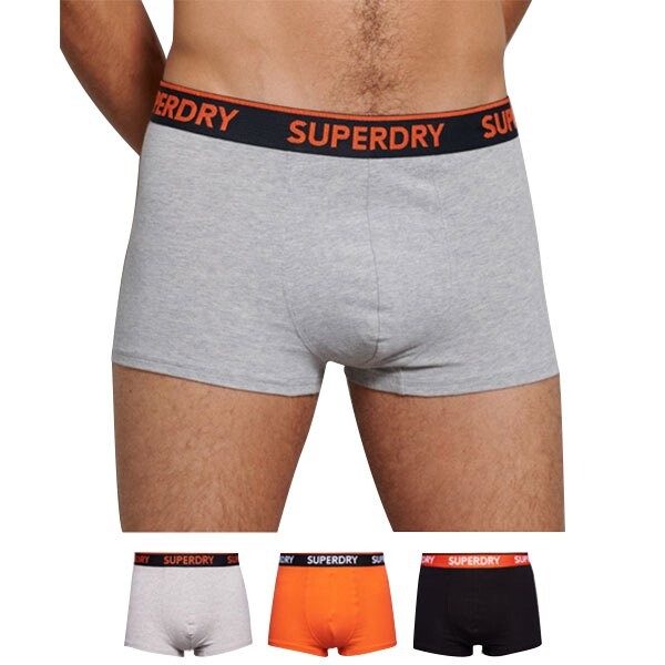 

Боксеры Superdry Classic 3 шт, серый