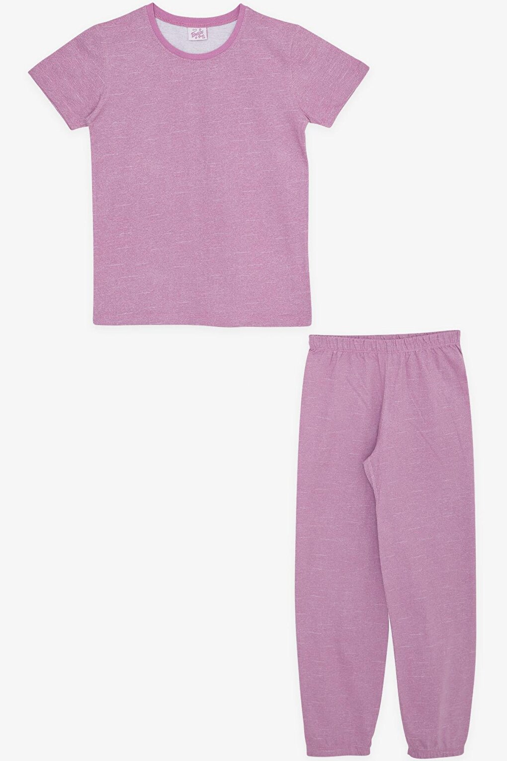 цена Пижамный комплект для девочки, фиолетовый с рисунком (4–8 лет) Breeze