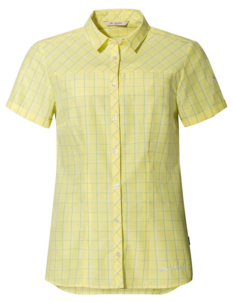 

Спортивная футболка VAUDE Athletic Button Up Tacun II, светло-желтый