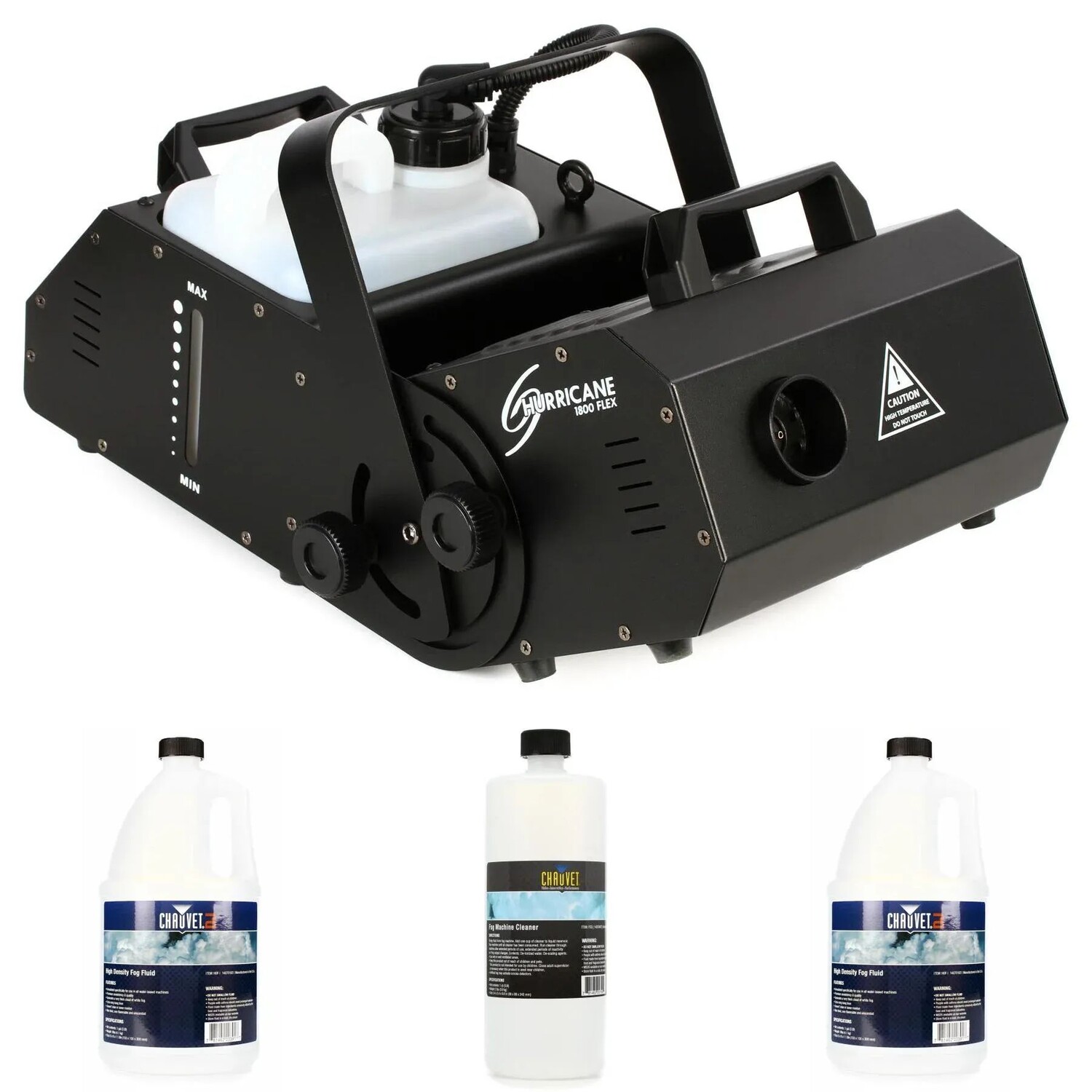 

Chauvet DJ Hurricane 1800 Flex с регулируемым углом туманообразования (25 000 куб. футов в минуту), комплект предметов первой необходимости