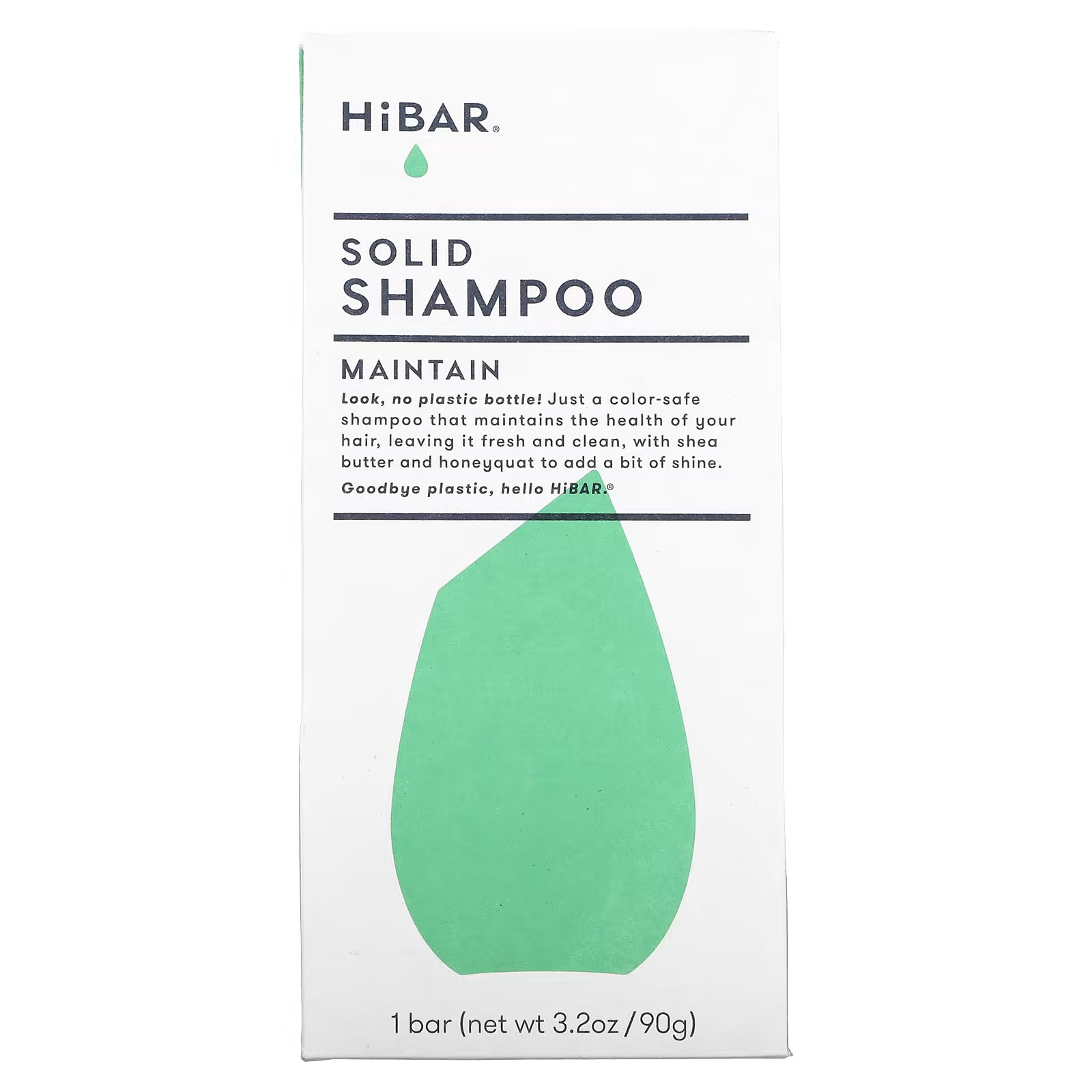 Твердый шампунь HiBar для поддержания, 90 г hibar твердый мыльный шампунь для увеличения объема 1 шт 90 г 3 2 унции