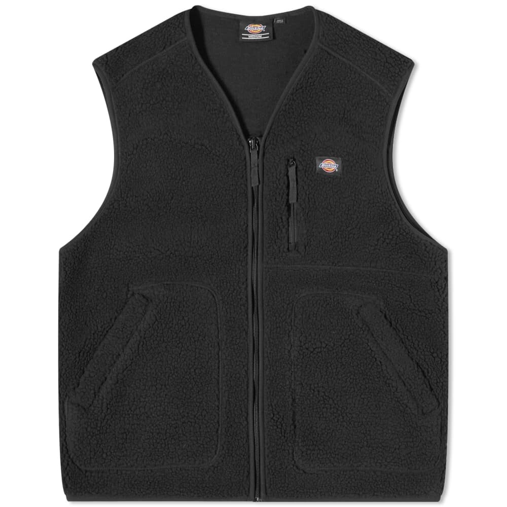 

Флисовый жилет Dickies Mount Hope из шерпы, черный