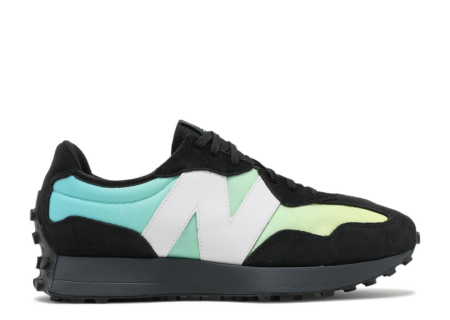 

Кроссовки New Balance 327 'Summer Jade Black', зеленый