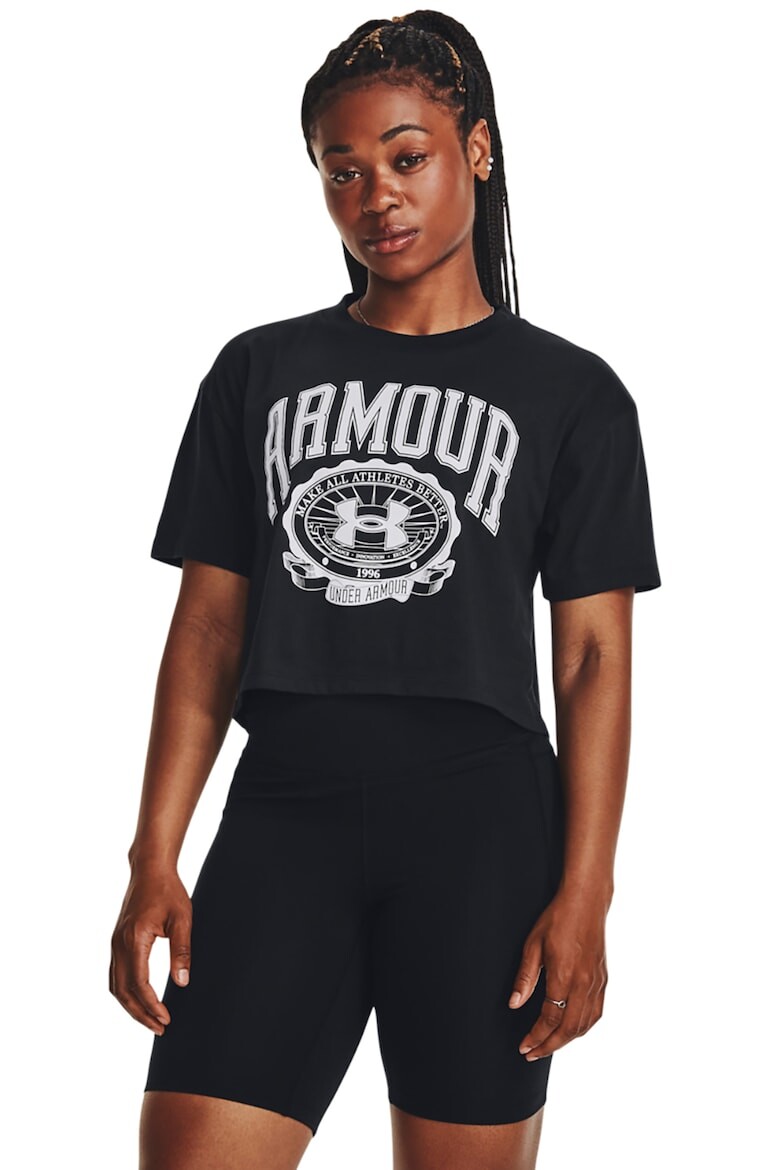 

Короткие шорты с логотипом Collegiate Under Armour, черный