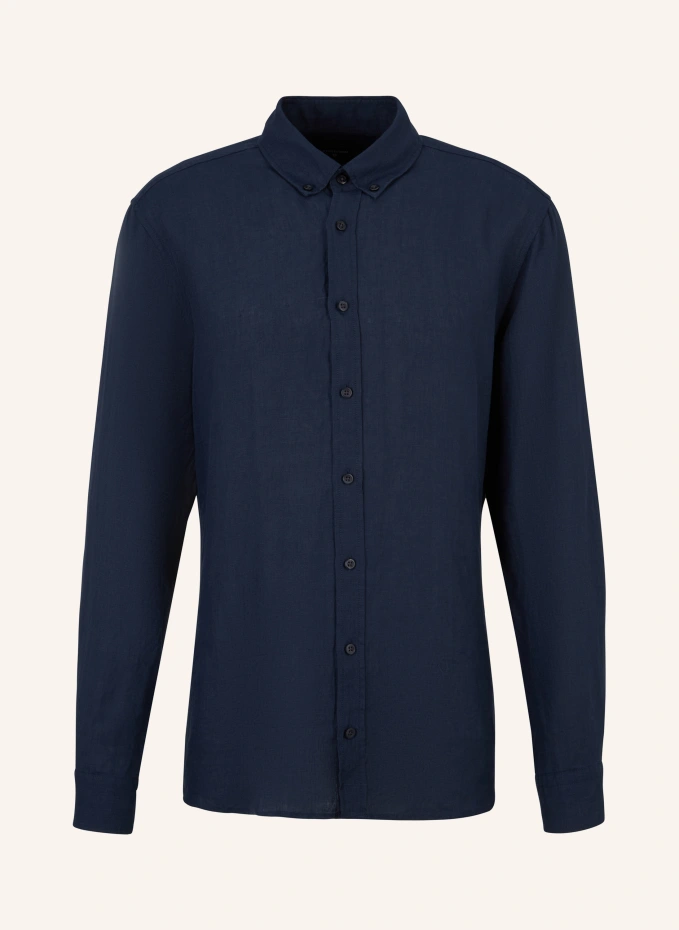 

Рубашка linen shirt core, белая Strellson, синий