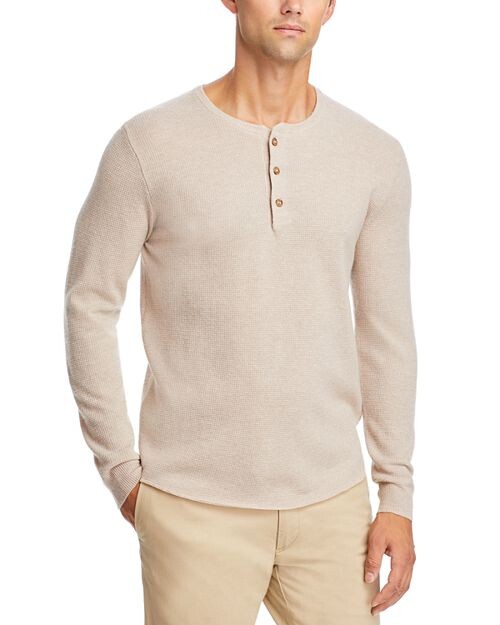 

Свитер на пуговицах с длинными рукавами из шерсти мериноса Marine Layer, цвет Tan/Beige