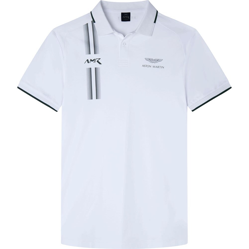 

Поло Hackett Amr Racing Stripe, белый