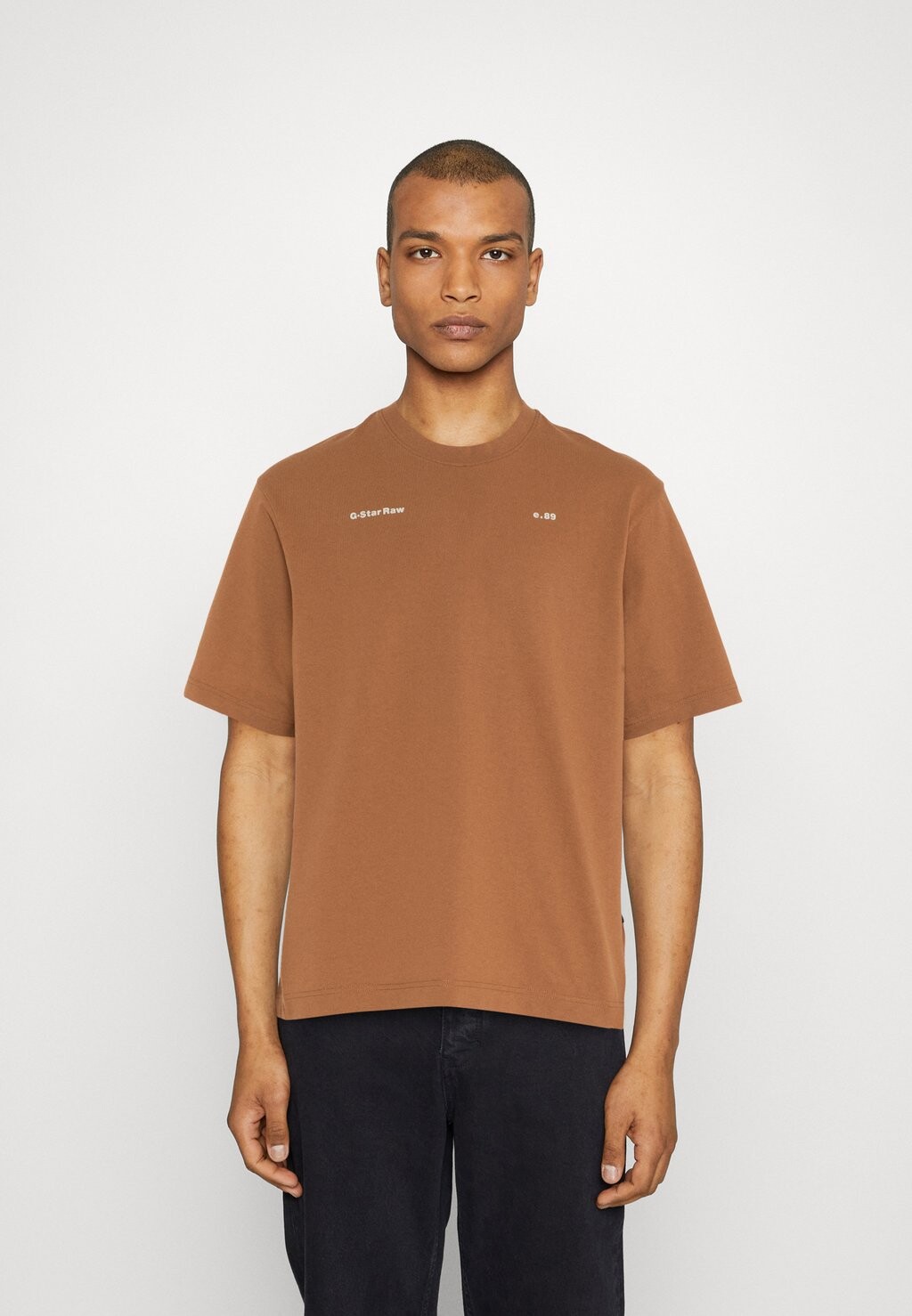 

Базовая футболка BOXY BASE UNISEX G-Star, бурундук