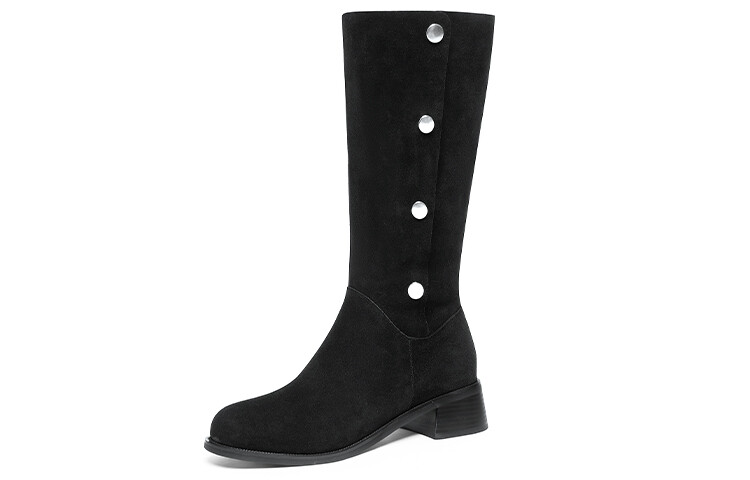 

Сапоги женские Lily Wei, цвет Black Fleece-lined