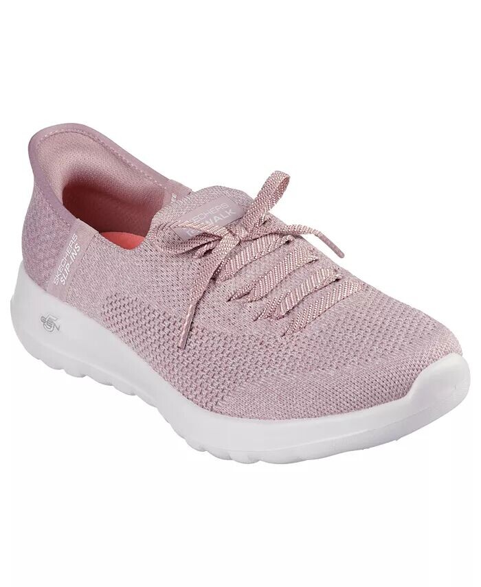 

Женские кроссовки Go Walk Joy — прогулочные кроссовки Abby из искусственного кружева Finish Line Skechers, фиолетовый