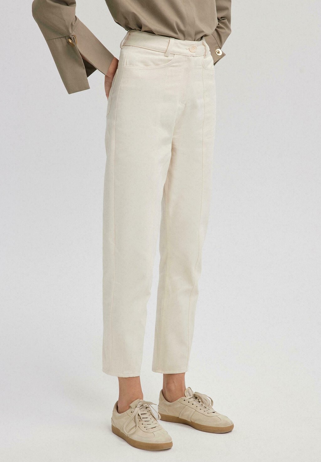 

Брюки WITH FRONT STITCH DETAIL Touché Privé, цвет beige