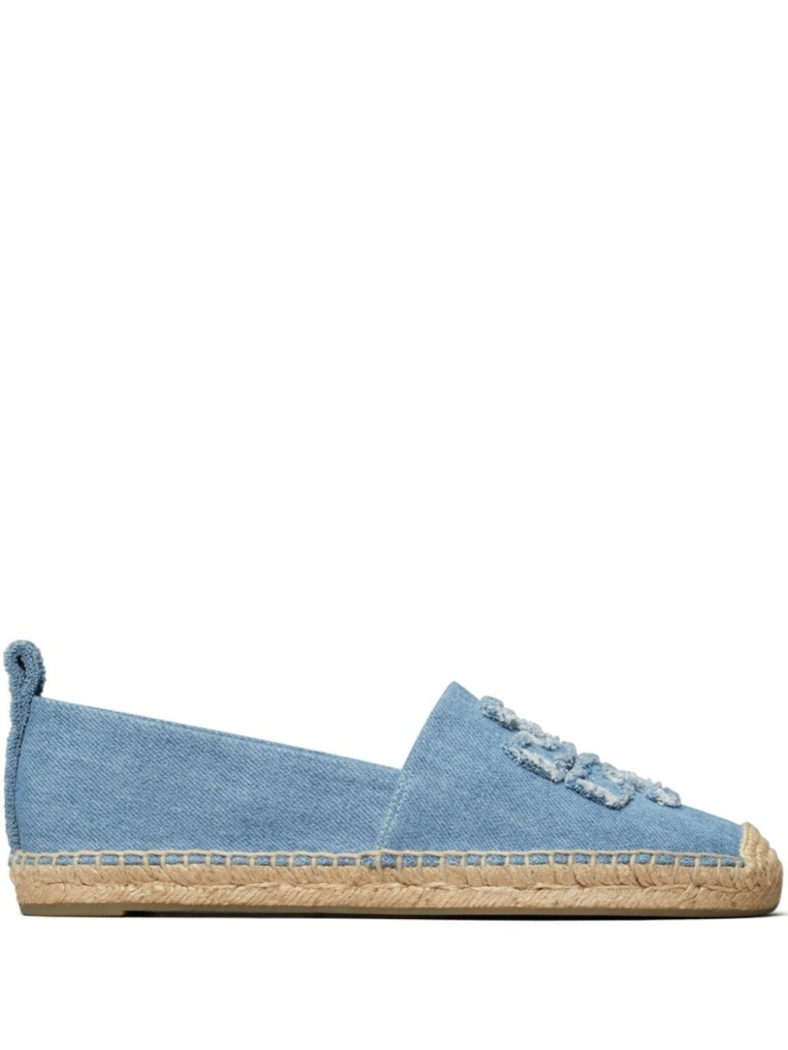 

Tory Burch джинсовые эспадрильи с пряжкой Double T, синий