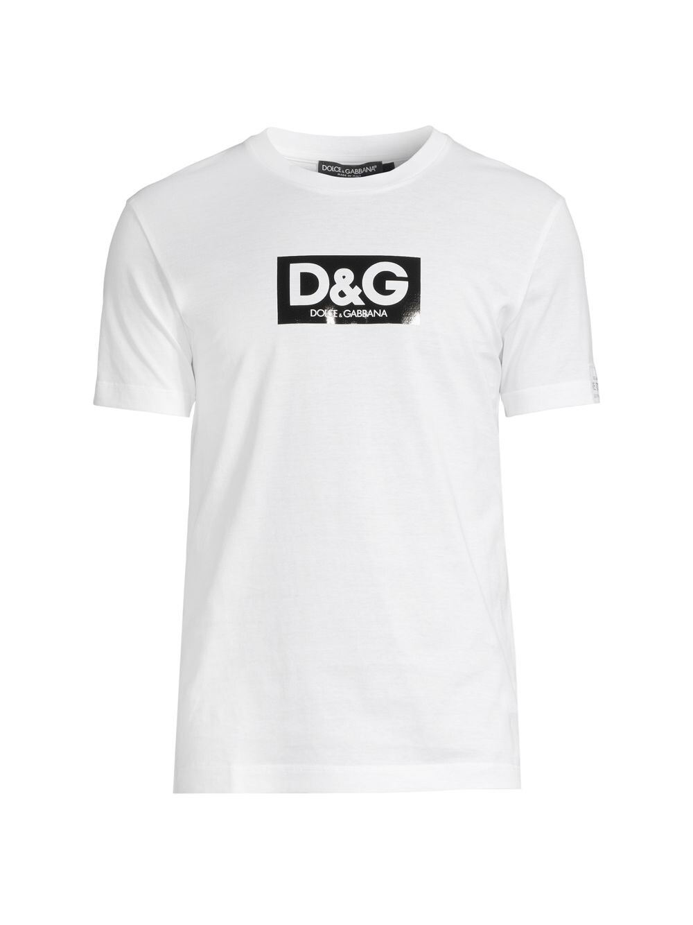

Хлопковая футболка с логотипом Re-Edition DOLCE&GABBANA, Белый