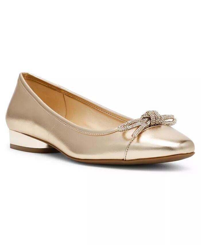 

Женские балетки Cassidy со стразами и бантом Anne Klein, золото