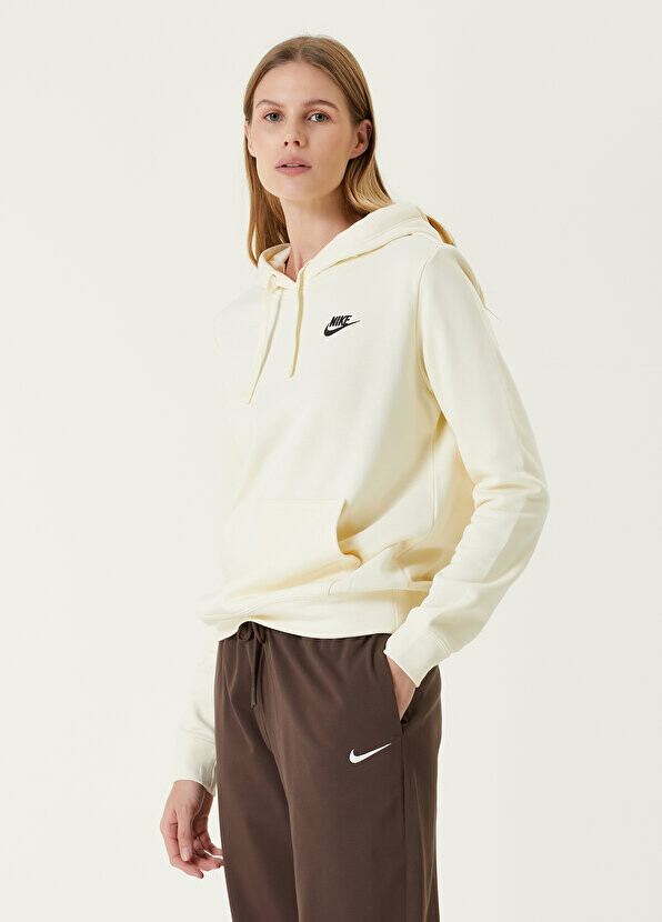 

Клубная белая толстовка с капюшоном Nike, Белый