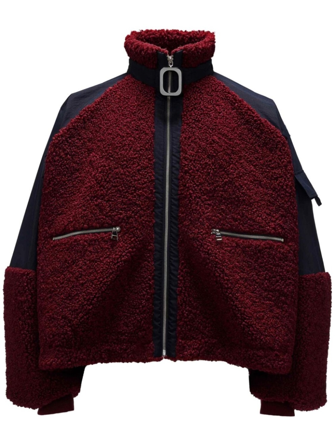 

JW Anderson флисовая куртка с цветными блоками, красный
