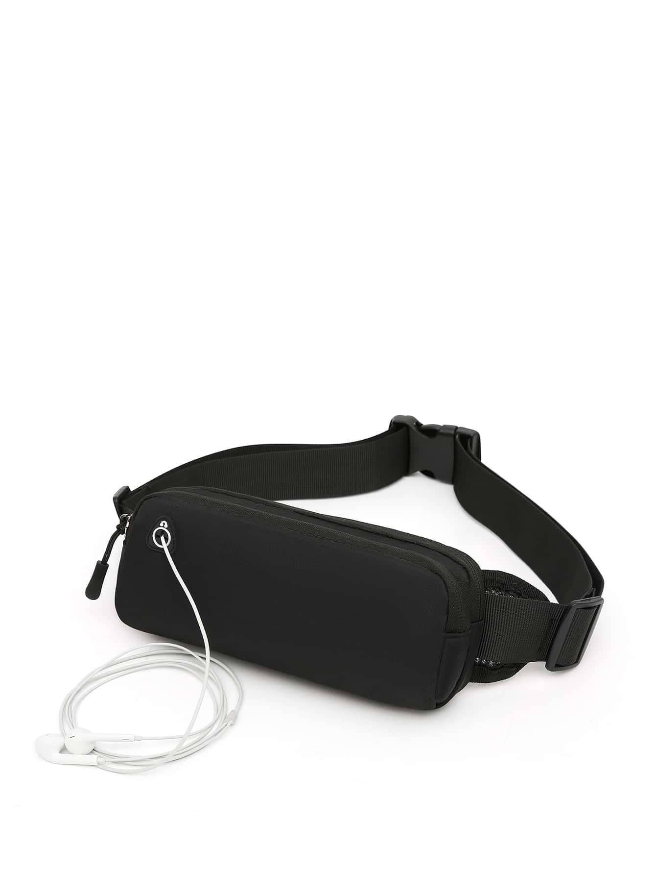 1 шт. поясная сумка поясная сумка для бега спортивная портативная спортивная сумка велосипедный телефон женский беговой пояс, черный сумка спортивная mikimarket
