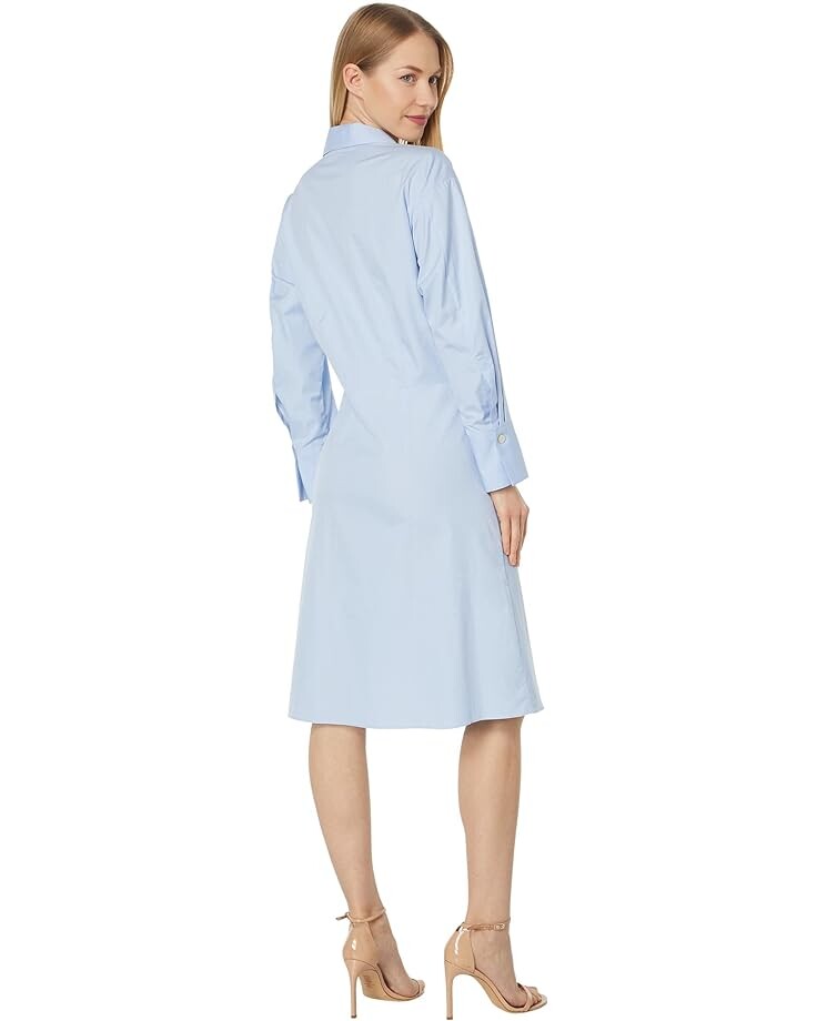 

Платье Vince Long Sleeve Wrap Shirtdress, цвет Light Kyanite