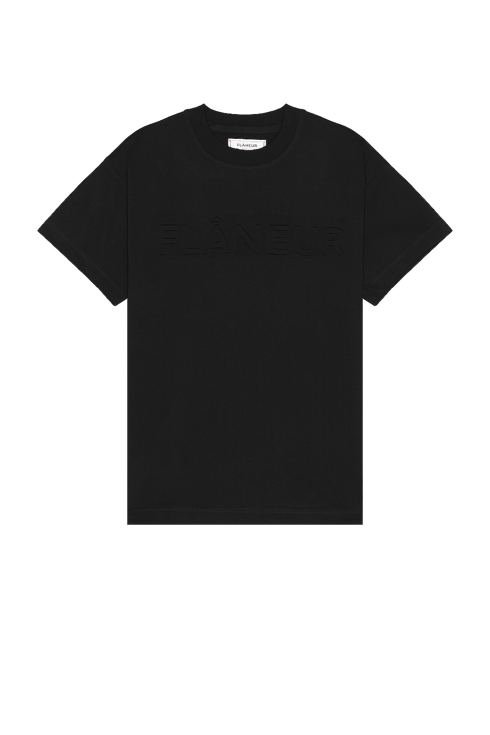Футболка FLANEUR Embossed T-shirt, черный