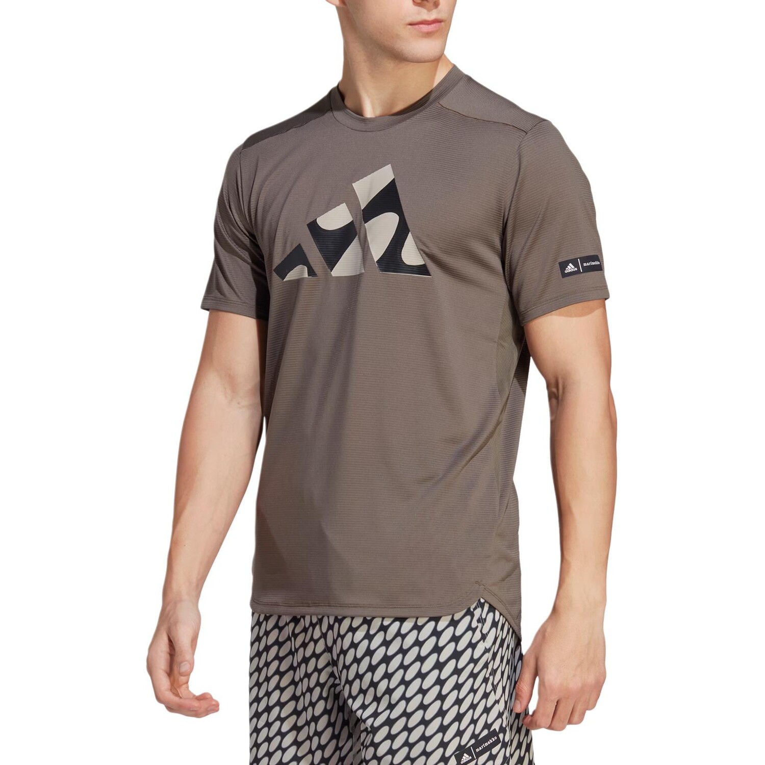 

Футболка Marimekko X Marimekko Мужская темно-коричневая Adidas, коричневый