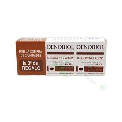

Autobronceador 30 капсул – упаковка из 3 шт., Oenobiol