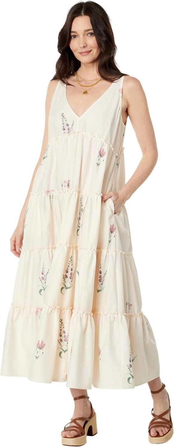 

Платье макси с цветочным узором Splendid, цвет Floral Multi