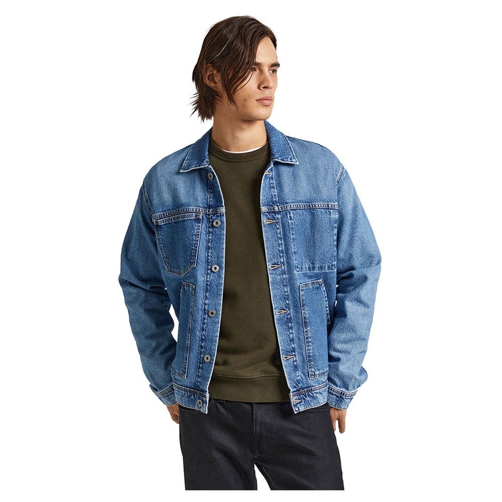 цена Куртка Pepe Jeans Young Work Denim, синий