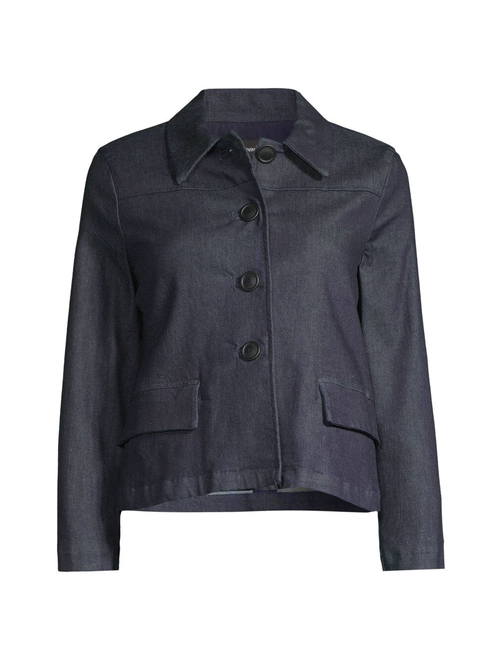 

Укороченная джинсовая куртка Emporio Armani, синий