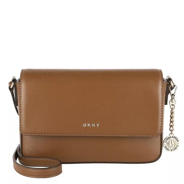 Сумка bryant medium flap crossbody Dkny, коричневый retro flap shoulder crossbody