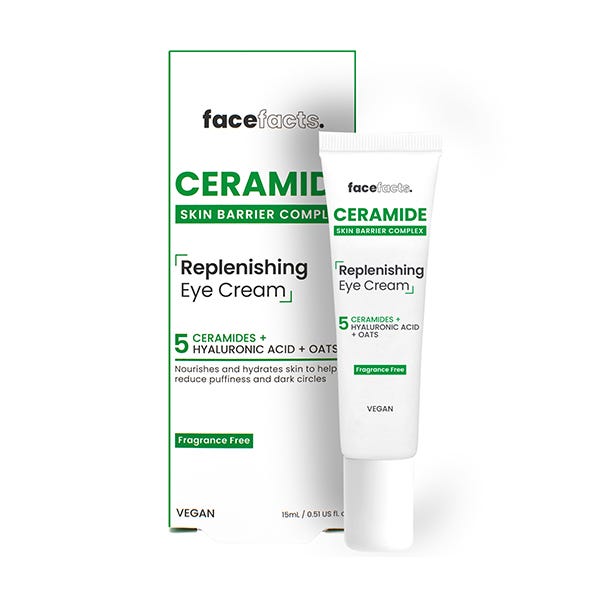 Восстанавливающий крем для глаз с керамидами 15 мл Facefacts