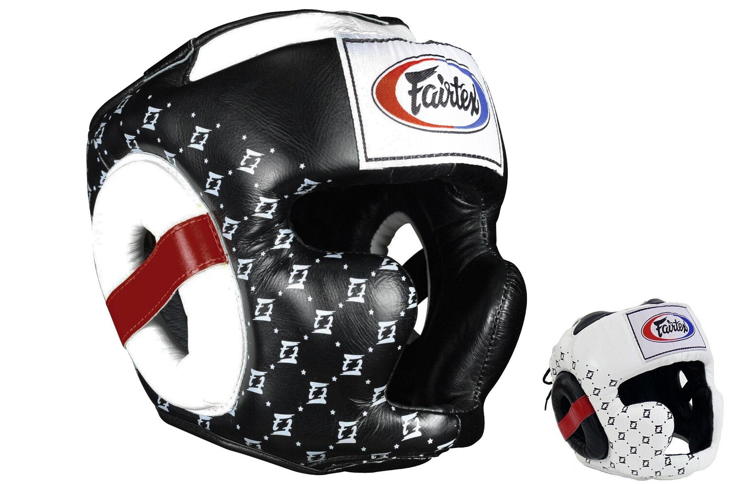 

Наголовник Fairtex HG10 Super Sparring, черный / белый