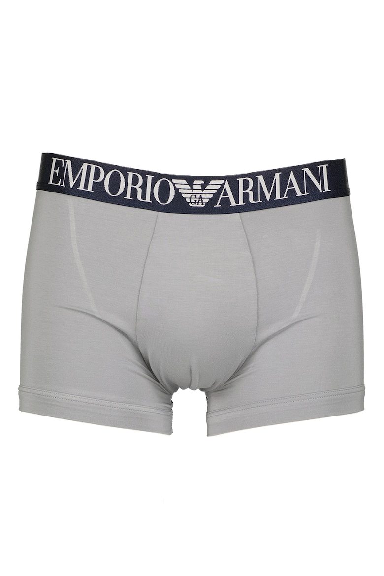 Боксеры с логотипом на талии Emporio Armani Underwear, бежевый