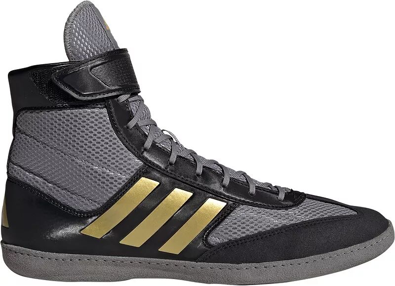 Мужские борцовские кроссовки Adidas Combat Speed ​​V, серый/черный